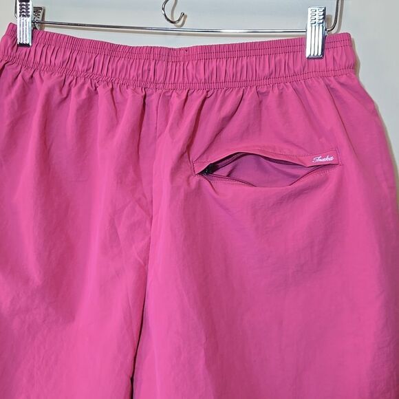 Inaka Power Nylon Shorts Mesh Lined Women XL Pink Athleisure Athletic Activewear - Picture 6 of 9